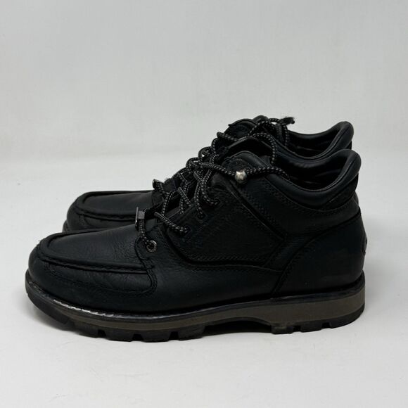 Rockport XCS Waterproof Chukka Boots Mens 8 W Wide Black Leather Preppy Gorpcore main image 12